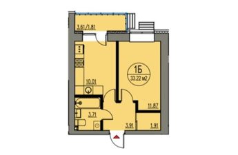 1-комнатные