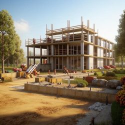 Площадь застройки жилой новостройки